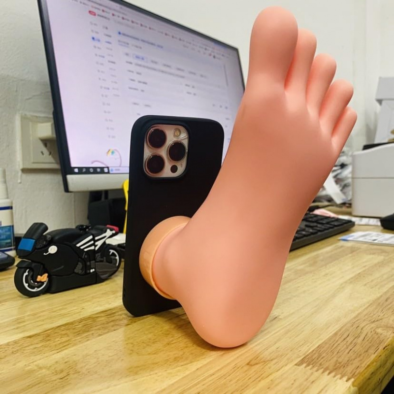 Phone Cases Quirky - 3D funny foot shaped phone case