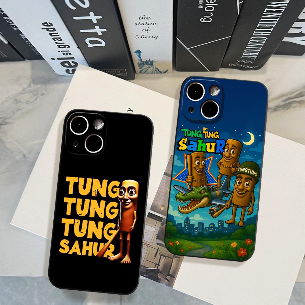 Phone Cases Quirky - Funny Tung Tung Sahur Phone Case