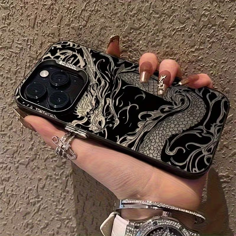 Phone Cases Online - Dragon Totem Pattern Phone Case For