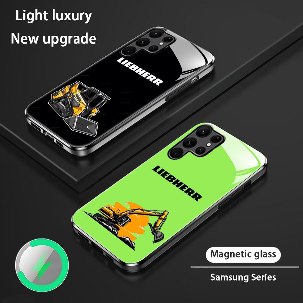 Phone Cases Magnetic - LOGO L-liebherr Excavator Phone Case For
