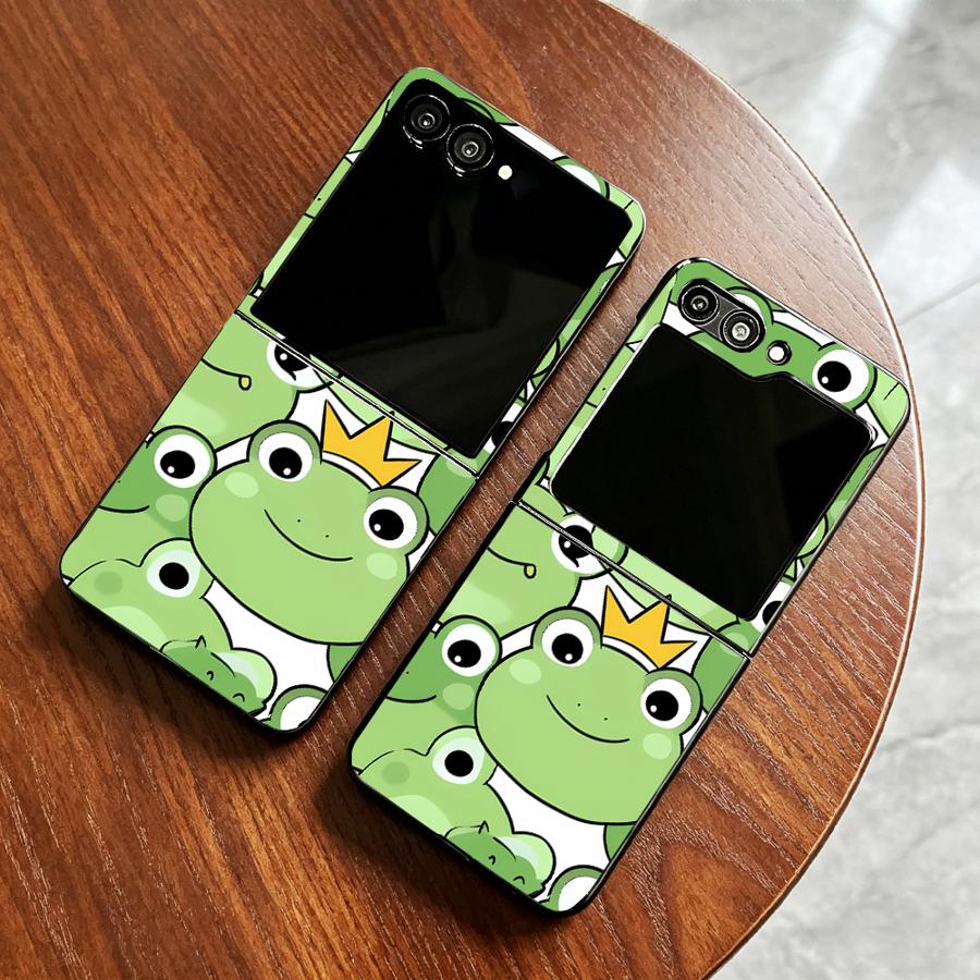 Full Cover Frog Design Phone C - Phone Cases Z Flip 5 评论和价格