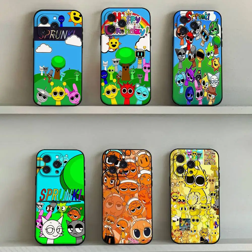 Funny Cartoon Sprunki Phone Ca - Phone Cases Quirky 评论和价格