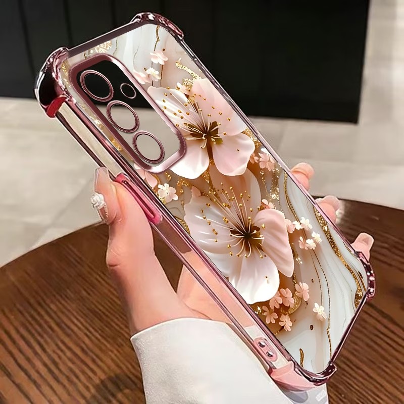 Electroplated Flower Clear Pho - Phone Cases Galaxy S26 Ultra 评论和价格