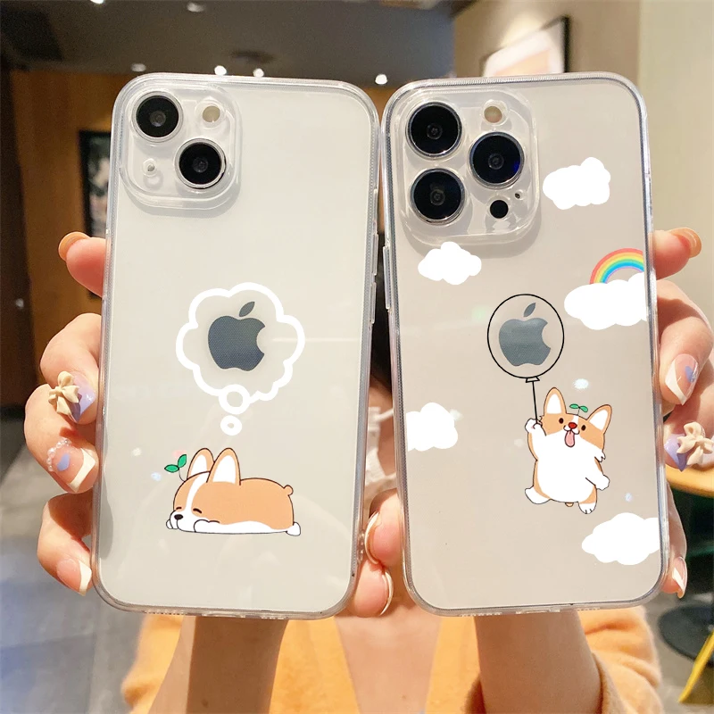 Funny Cartoon Animal Corgi Dog - Phone Cases Quirky 评论和价格