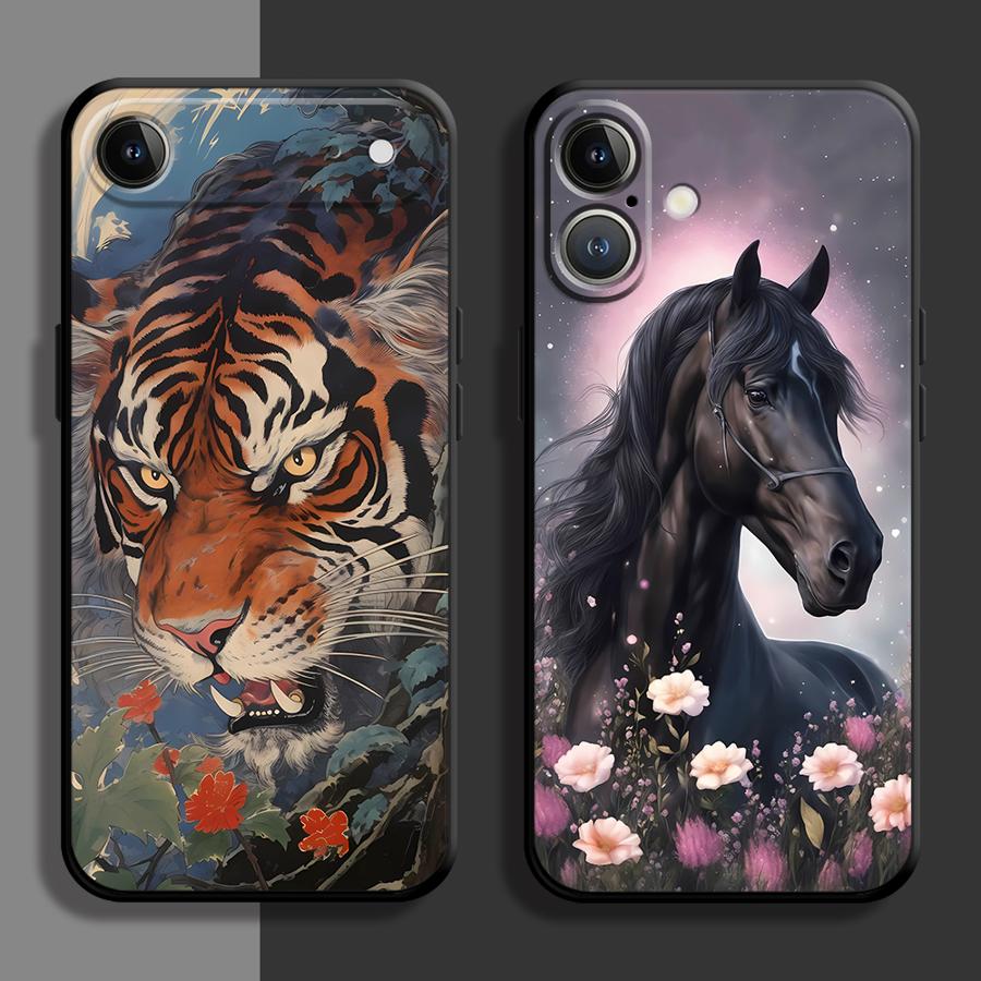 Animal Tiger Lion Funda Phone  - Phone Cases Online 评论和价格