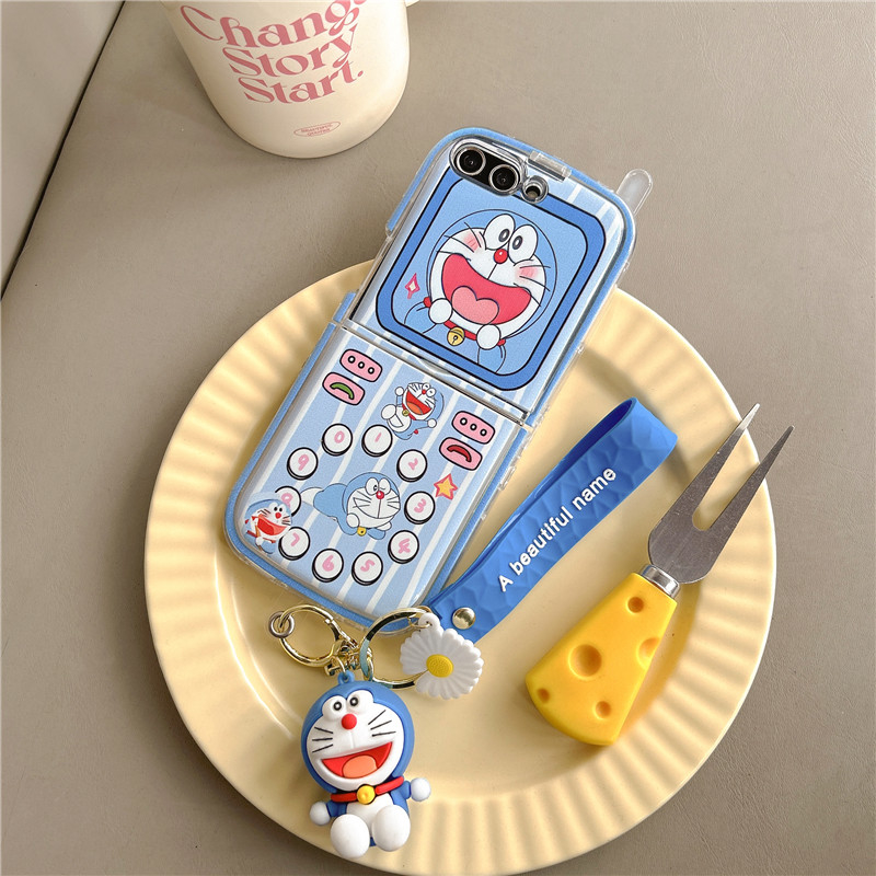 Cute Cartoon Japan Anime Dorae - Phone Cases Z Flip 5 评论和价格