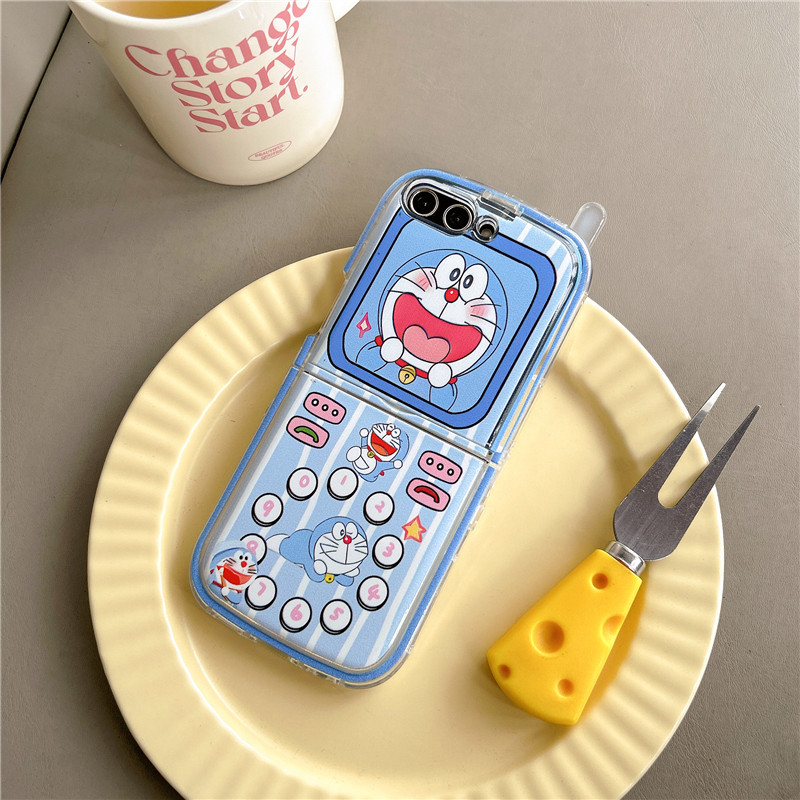 Cute Cartoon Japan Anime Dorae - Phone Cases Z Flip 5 评论和价格