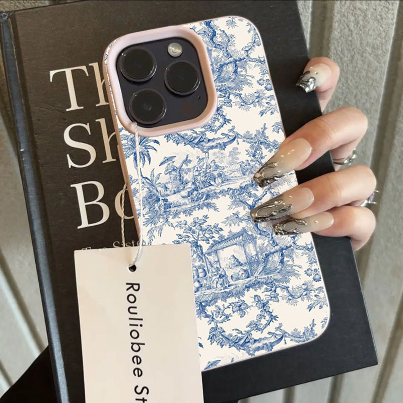 Fashion Blue White Porcelain P - Phone Cases Online 评论和价格