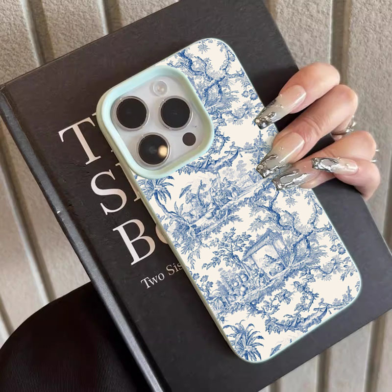 Fashion Blue White Porcelain P - Phone Cases Online 评论和价格