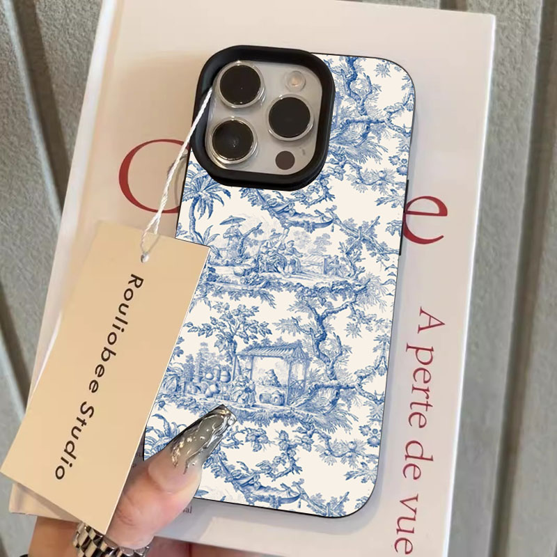 Fashion Blue White Porcelain P - Phone Cases Online 评论和价格