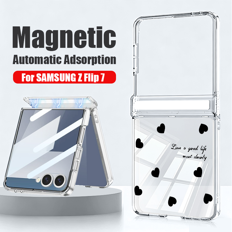 Magnetic Adsorption Clear Phon - Phone Cases Z Flip 5 评论和价格
