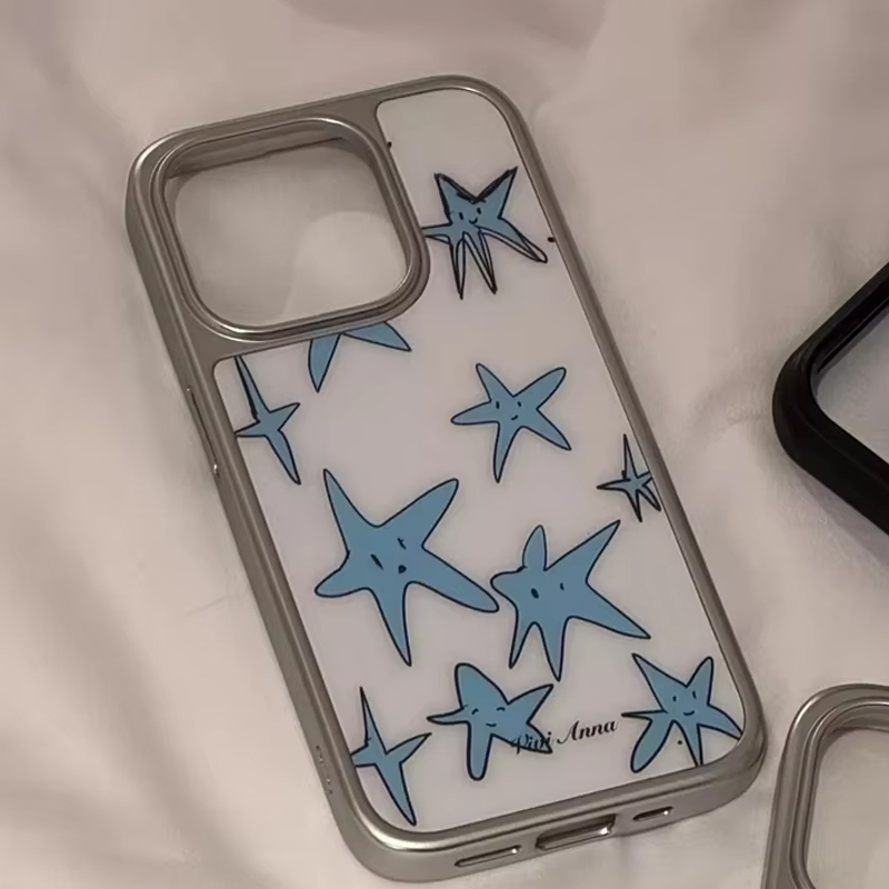 Ins Niche Creative Blue Star P - Phone Cases Online 评论和价格