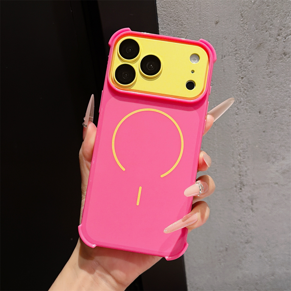 Contrast Color Armor Phone Cas - Phone Cases Magsafe 评论和价格