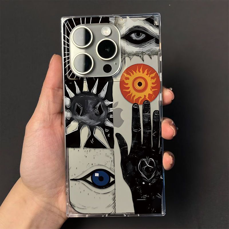 Niche Fashion Abstract Art Pho - Phone Cases Drawing 评论和价格