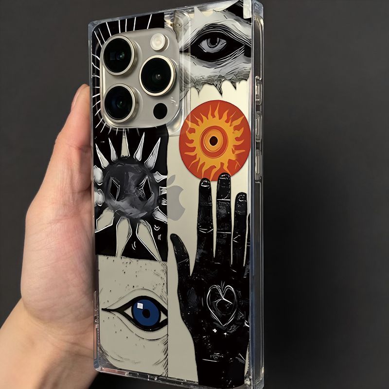 Niche Fashion Abstract Art Pho - Phone Cases Drawing 评论和价格