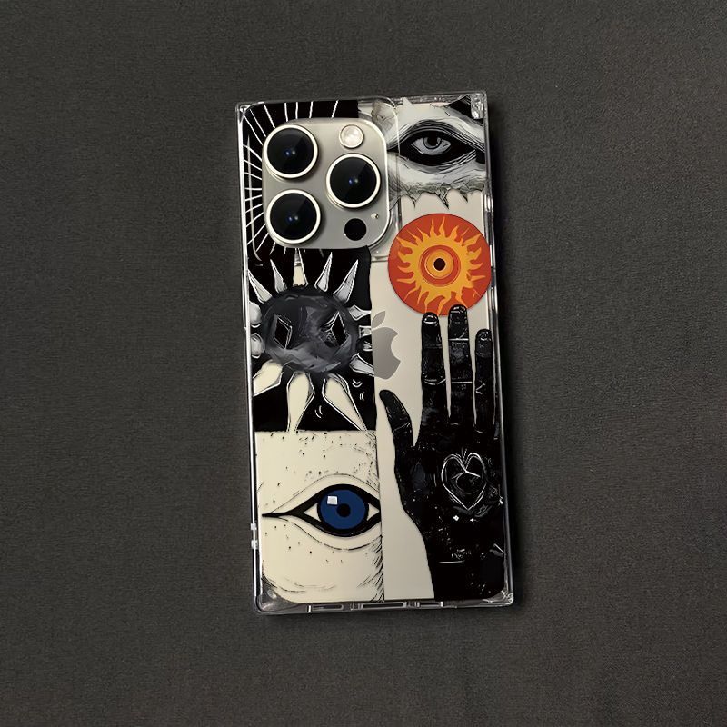 Niche Fashion Abstract Art Pho - Phone Cases Drawing 评论和价格