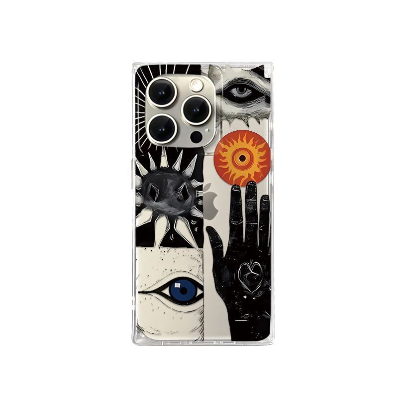 Niche Fashion Abstract Art Pho - Phone Cases Drawing 评论和价格