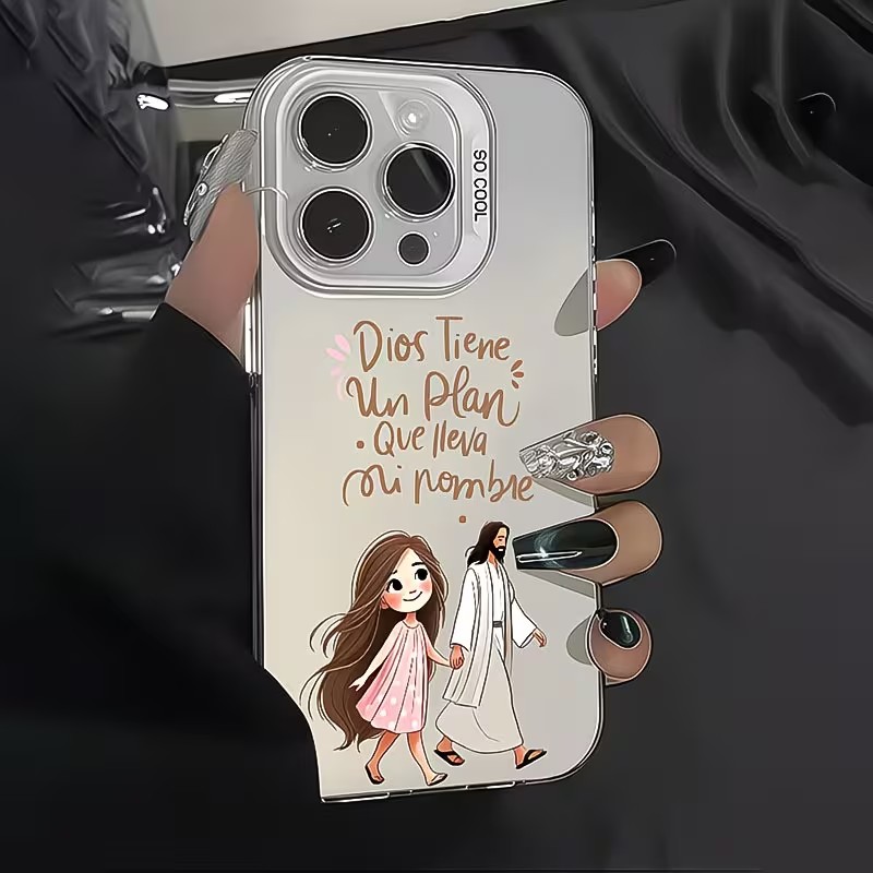 Cute Girl Walking With God Mat - Phone Cases Xs 评论和价格