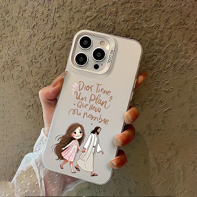 Cute Girl Walking With God Mat - Phone Cases Xs 评论和价格