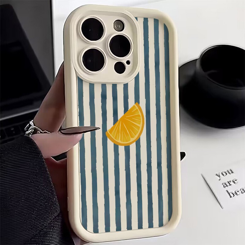 Striped Lemon Slice Pattern Ph - Phone Cases Online 评论和价格