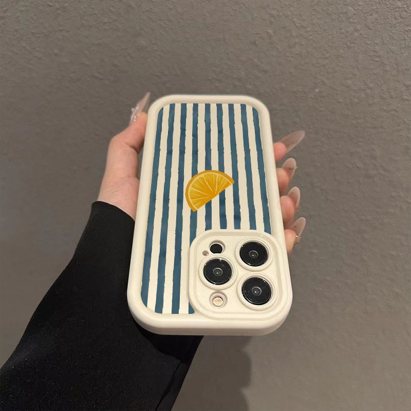 Striped Lemon Slice Pattern Ph - Phone Cases Online 评论和价格