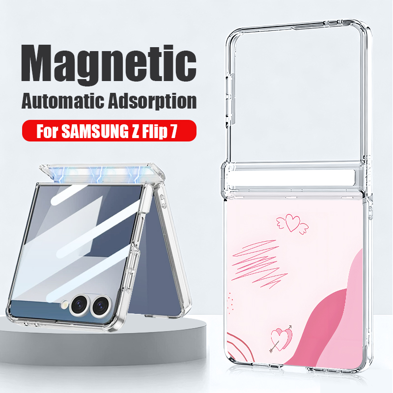 Magnetic Adsorption Clear Phon - Phone Cases Z Flip 5 评论和价格