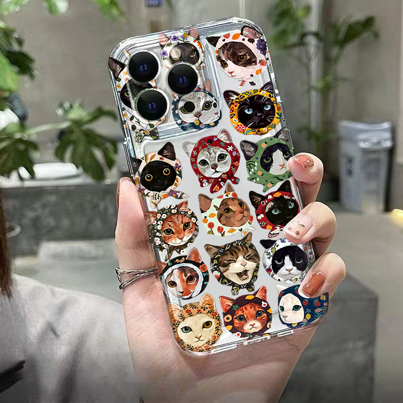 Cute Bandana Cat Clear Phone C - Phone Cases Galaxy S26 Ultra 评论和价格