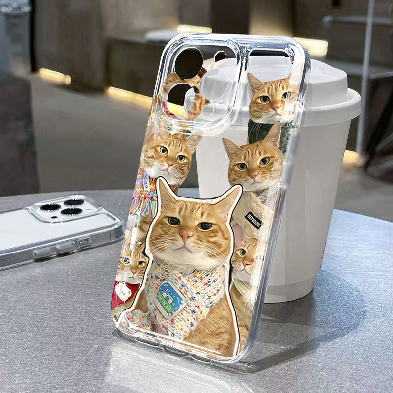Cute Bandana Cat Clear Phone C - Phone Cases Galaxy S26 Ultra 评论和价格
