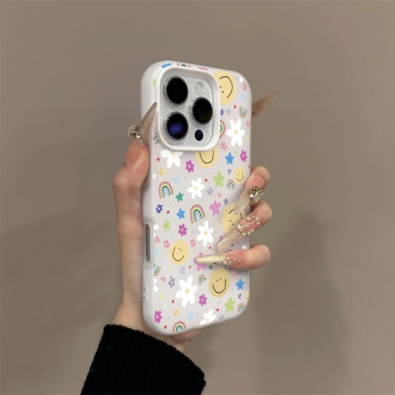 Korean Smile Daisy Rainbow Pho - Phone Cases Online 评论和价格