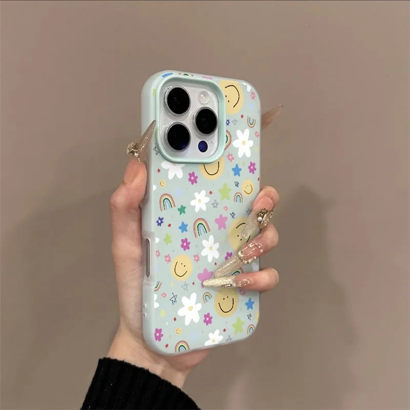 Korean Smile Daisy Rainbow Pho - Phone Cases Online 评论和价格