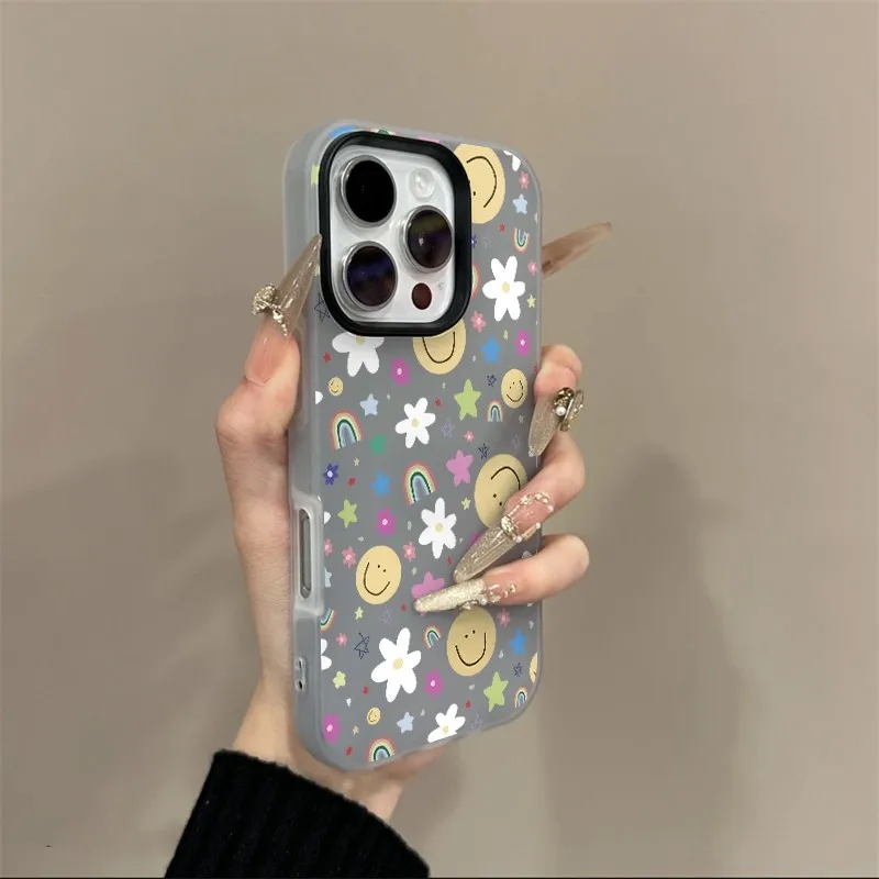 Korean Smile Daisy Rainbow Pho - Phone Cases Online 评论和价格