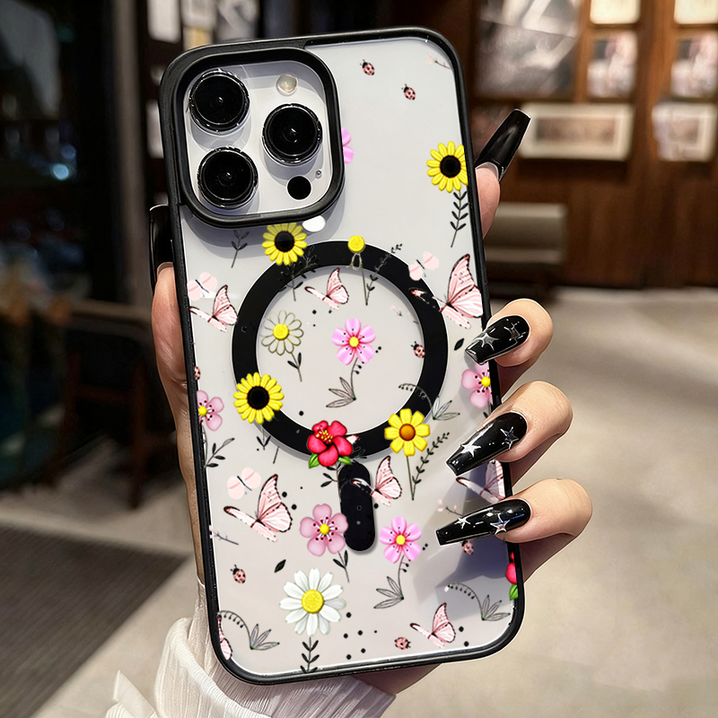 Black Rose Skeleton For Magsaf - Phone Cases Magsafe 评论和价格