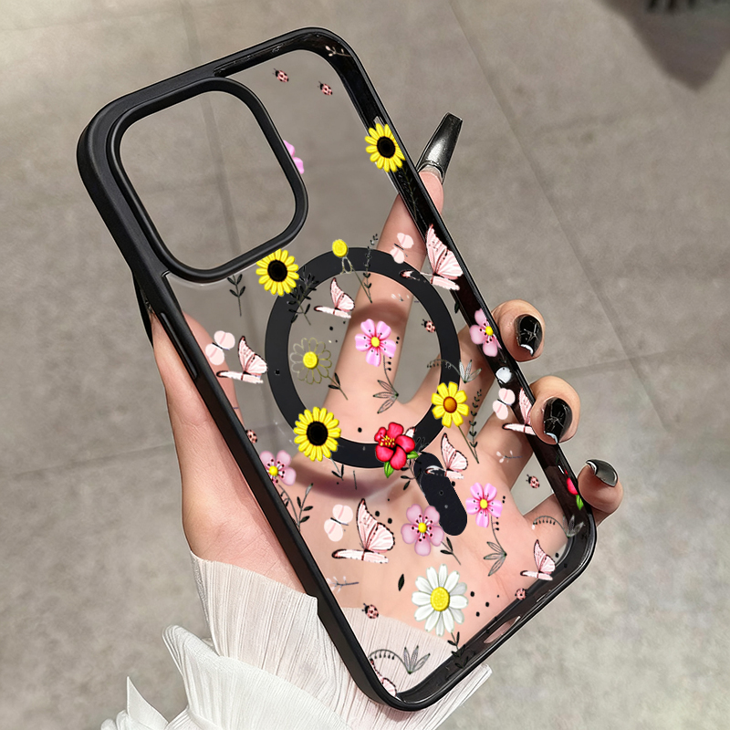 Black Rose Skeleton For Magsaf - Phone Cases Magsafe 评论和价格