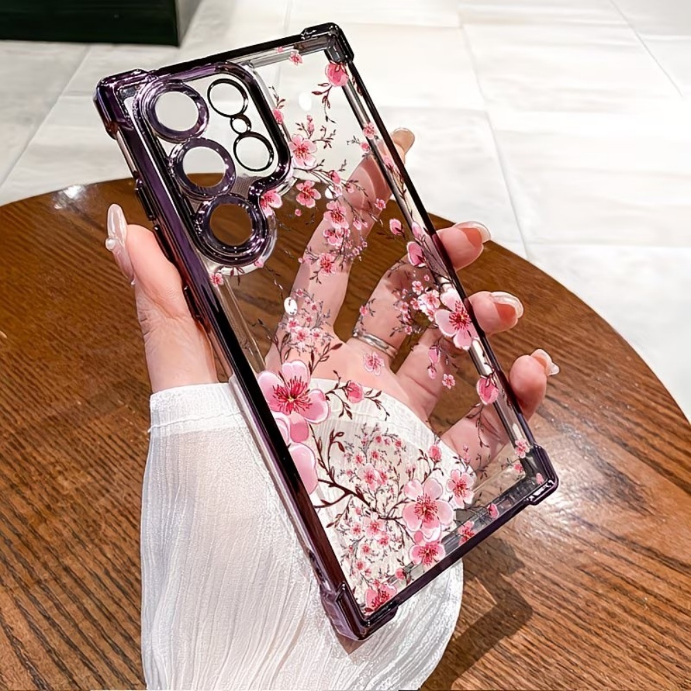 Cherry Blossom Electroplated F - Phone Cases Galaxy S26 Ultra 评论和价格