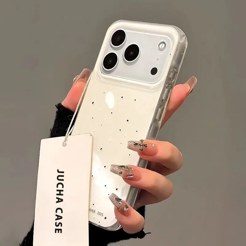 Korean INS Splashing Ink Polka - Cute Anime Case 评论和价格